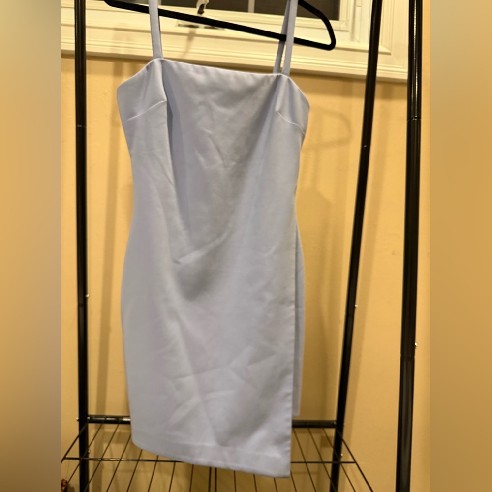 Elegant Bloomingdale’s Light Blue Women's Dress